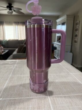 40oz China Starbucks Sakura Purple Flower Stanley Stainless Steel Cup